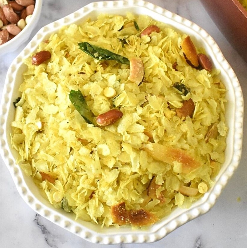 Roasted Poha Chiwda