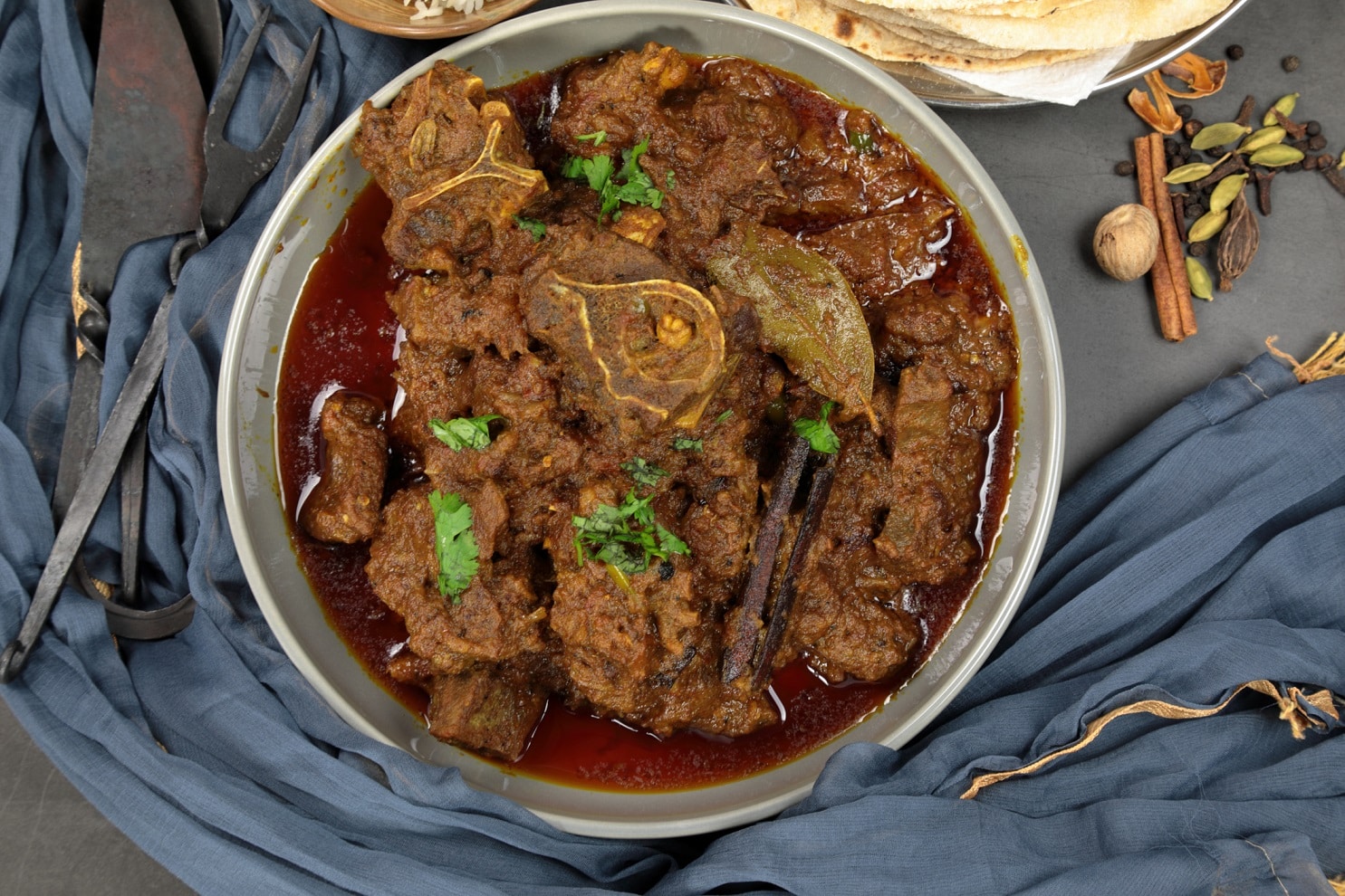 Mutton Kala Masala Curry Combo