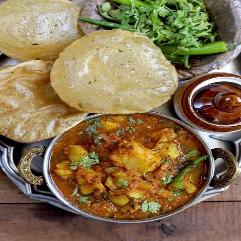 Aloo Ki Sabji & Puri
