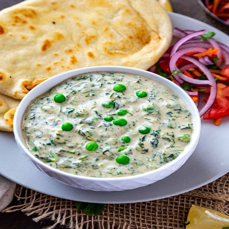 Methi Matar Malai & Paratha (Seasonal)