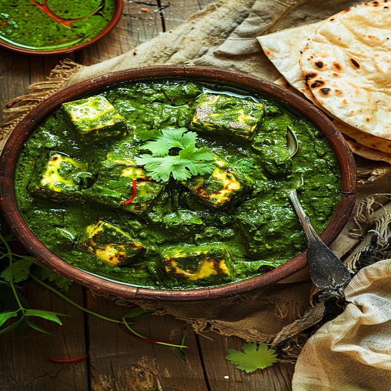 Palak Paneer & Paratha (Seasonal)