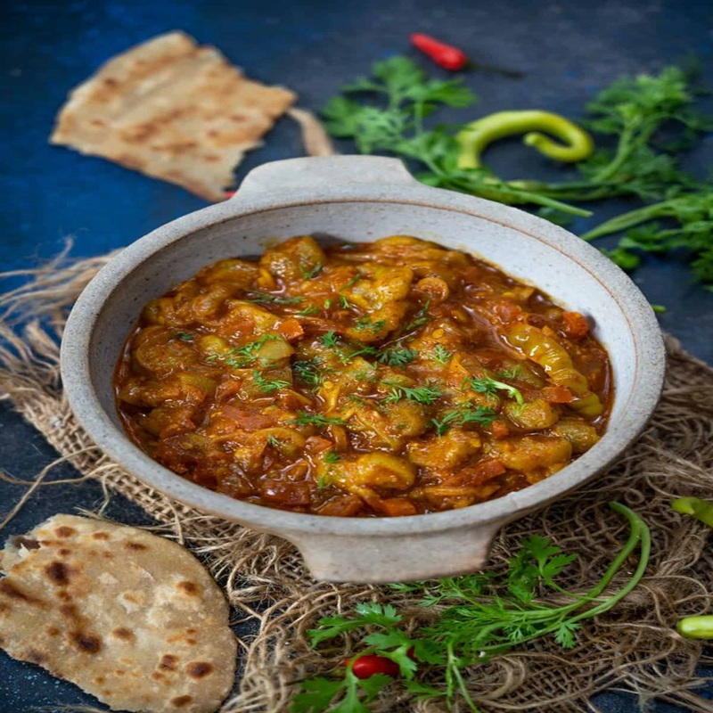 Prawn Recheado & Chapatis